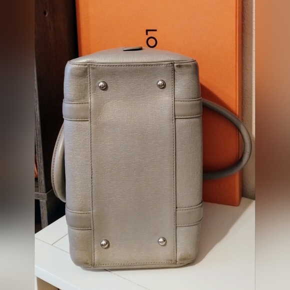 MCM Boston Bag Grey GUC - Picture 6 of 9